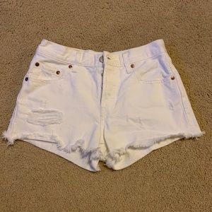 Levi’s High Rise 501 Wedgie Shorts